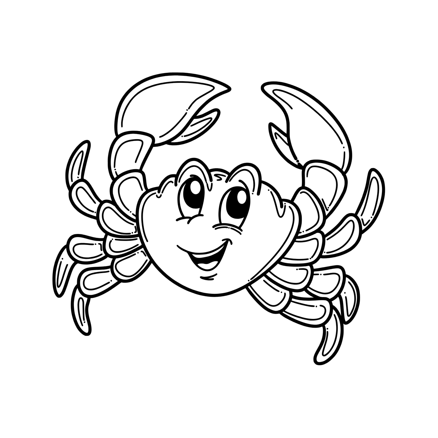 Cute sea animals - PagesOfColoring